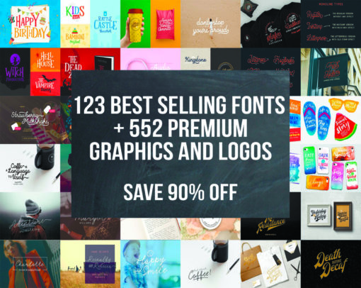 123 Best Selling Fonts