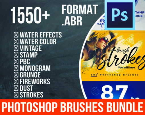 1550 Photoshop brushes