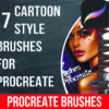 17 cartoon style Procreate brushes 1 17 cartoon style brushes for Procreate