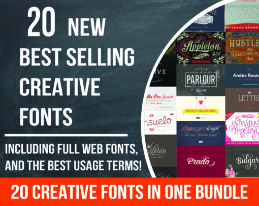 20-New-Best-Selling-Creative-Fonts-in-1-Bundle