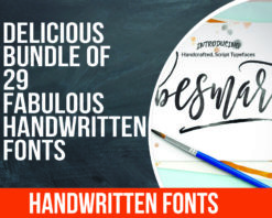 Delicious-Bundle-of-29-Fabulous-Handwritten-Fonts