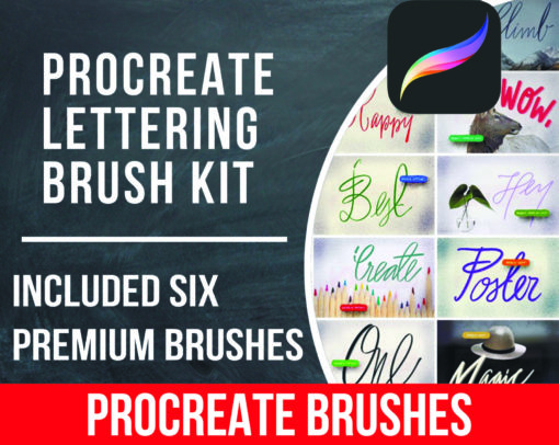 Procreate Lettering Brush Kit