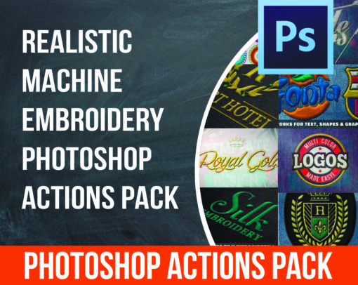 Realistic Machine Embroidery Photoshop Actions