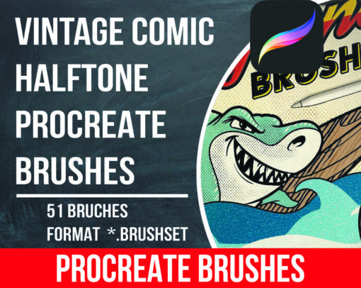 Halftone Procreate Brushes