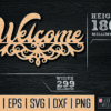 Interior word Welcome 2 01