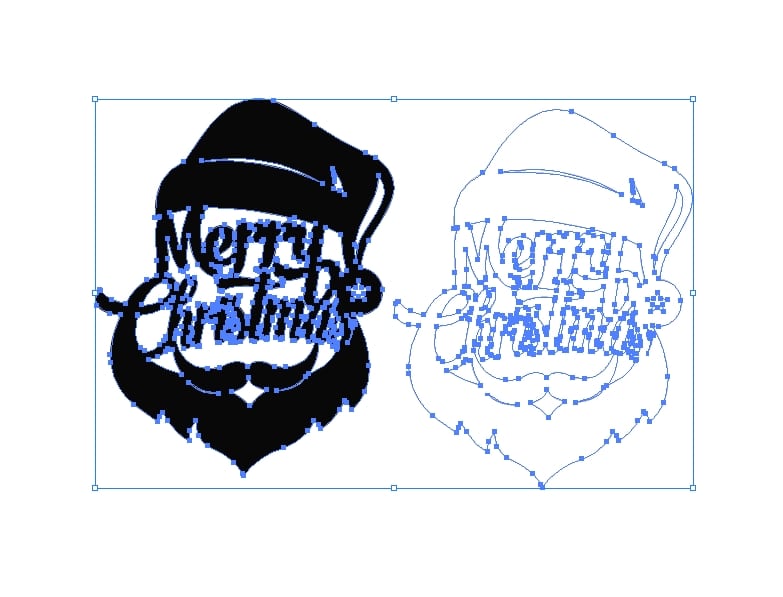 Plasma projects Merry Christmas. Cnc dxf files. Christmas santa svg. 6 Plasma projects Merry Christmas. Cnc dxf files. Christmas santa svg. - Image 4