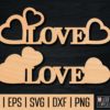 Photo frame love, picture frame svg, Laser cut, laser ready vectors, CNC Vector, wood clipart, cnc file, CNC, laser cut template, cnc laser