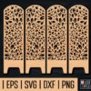 Screens Decorative laser cut file. Cnc vector file. Laser cut template.