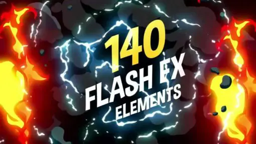 140 Flash FX Elements For After Effects CC 20142 or higher Digital Download 153799462664