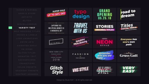 Instagram Stories. After Effects.1700 Ready For Use Graphics Elements & Sound Fx 12 Instagram Stories. After Effects.1700 Ready For Use Graphics Elements & Sound Fx - Image 10