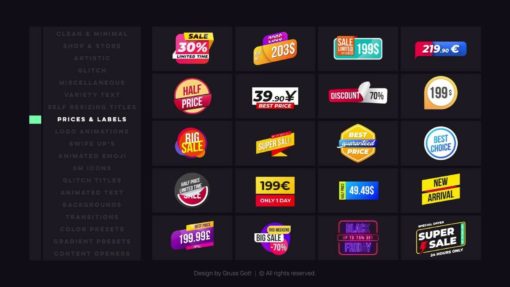 Instagram Stories. After Effects.1700 Ready For Use Graphics Elements & Sound Fx 13 Instagram Stories. After Effects.1700 Ready For Use Graphics Elements & Sound Fx - Image 11