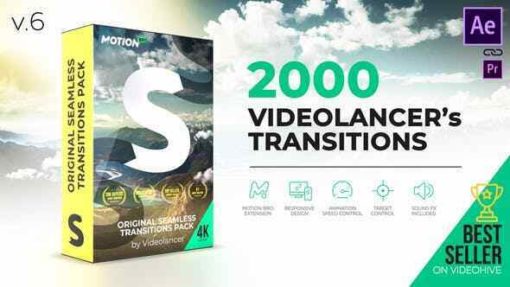 Dynamic Transitions for After Effects Supported any resolution WithTutorial 153882748168