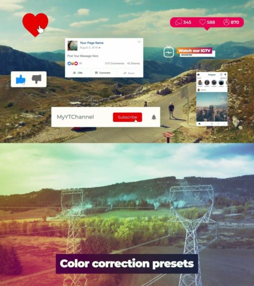 Motion Graphics Package. For After Effects and Premiere Pro CC 12 Motion Graphics Package. For After Effects and Premiere Pro CC - Image 10