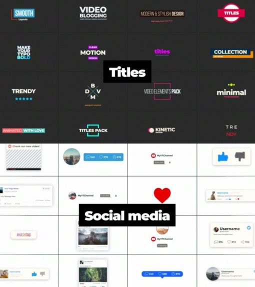 Motion Graphics Package. For After Effects and Premiere Pro CC 7 Motion Graphics Package. For After Effects and Premiere Pro CC - Image 5
