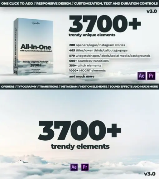 3700 Trendy Motion Graphics Package For After Effects and Premiere Pro CC 153805084639